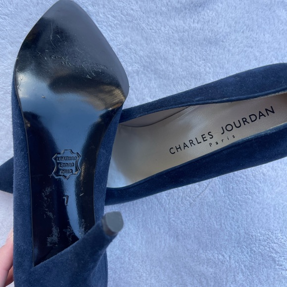 Designer Blue suede shoes ๐ - Picture 3 of 7